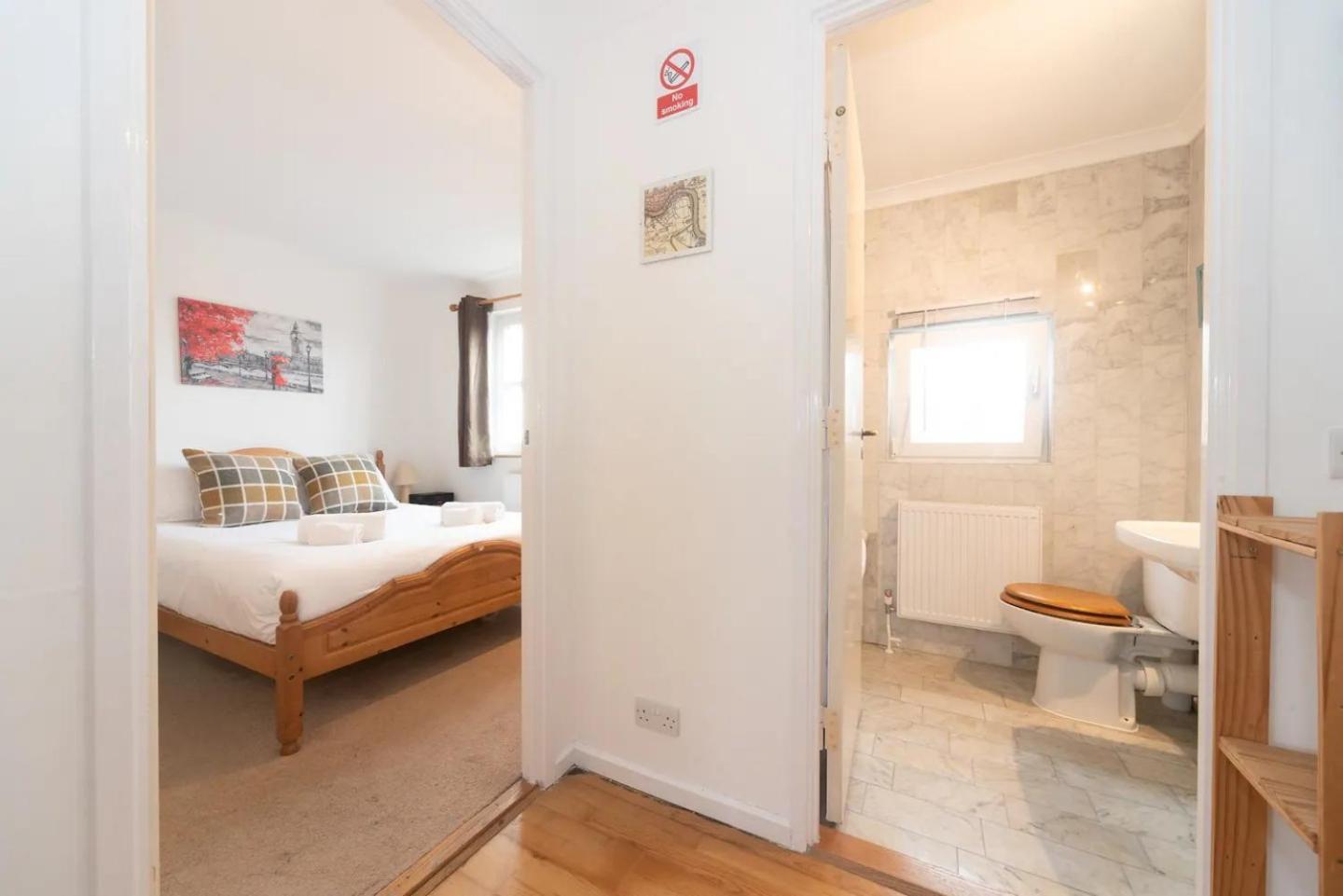 Sunny Maisonette With Views Over Canary Wharf, London Luaran gambar